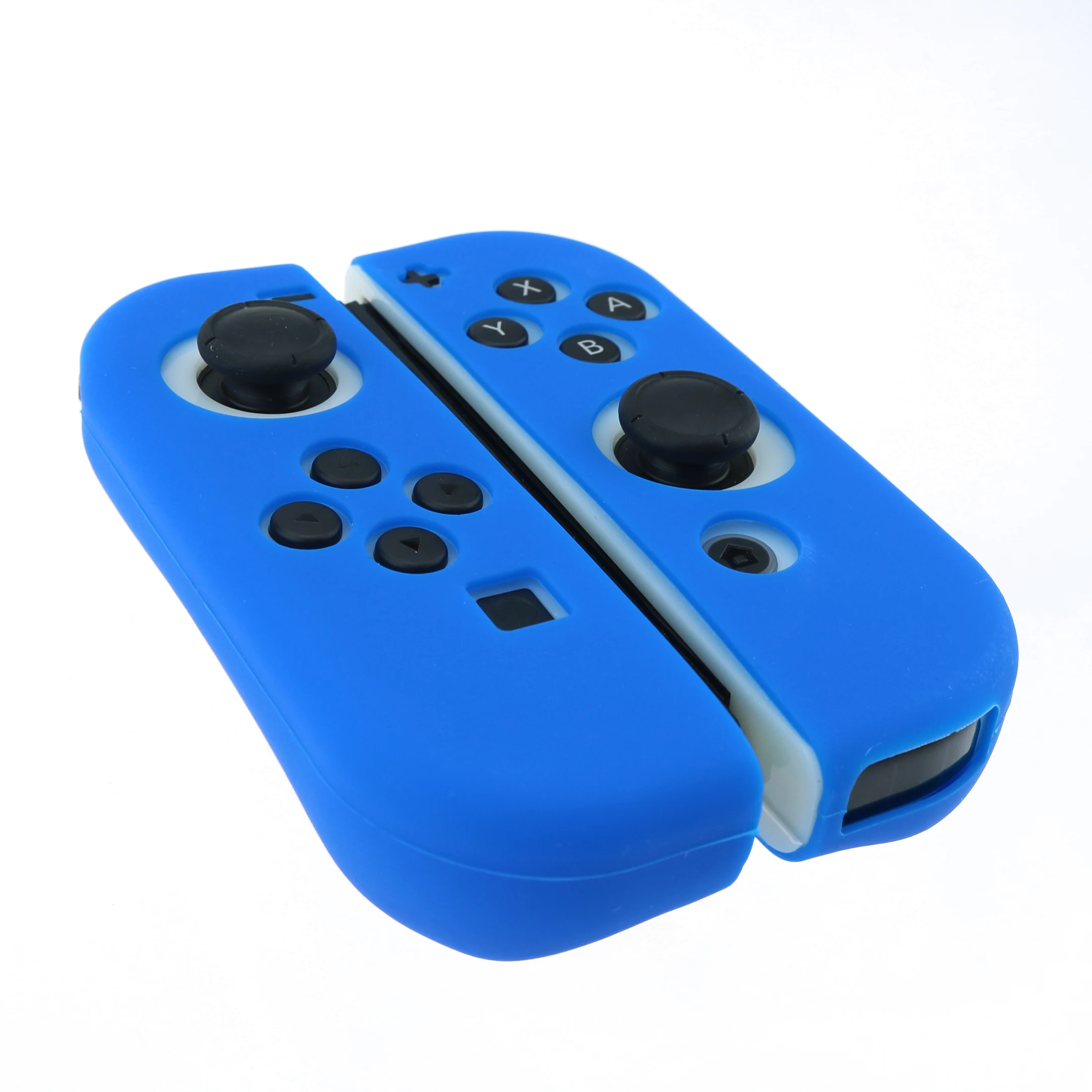 YuXi силиконовый защитный чехол для контроллера с джойстиком Joycon для игр NS, колпачки для джойстика, светящиеся красные, синие