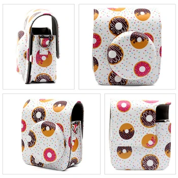 

Shoulder Camera Protective Case Colorful Leather Camera Bag For Fujifilm Instax Polaroid Mini 90 Mini90 Pu Leather Handbags