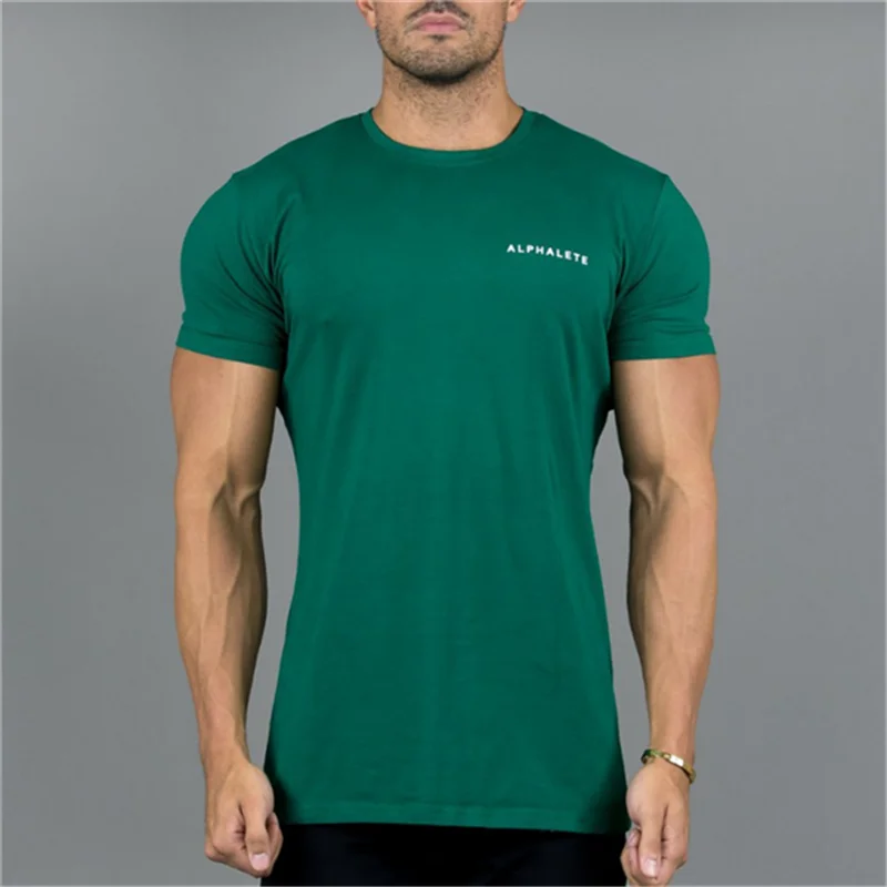 Новинка 2019 футболки ALPHALETE мужские с коротким рукавом хлопковые топы для