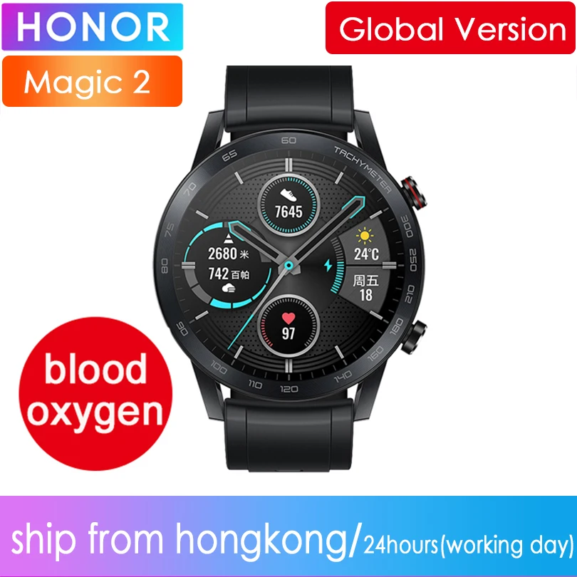 HONOR Watch Magic 2 Смарт часы Bluetooth 5 1 с кислородом крови 14 дней телефонным звонком Пульс