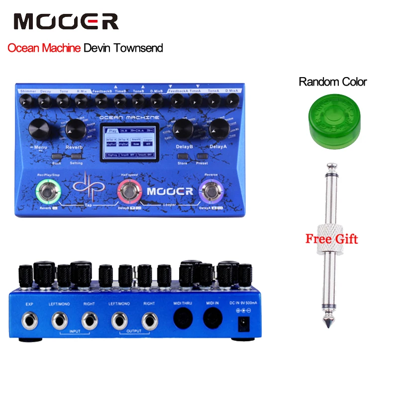 

Mooer Ocean Machine Devin Townsend signature guitar pedal premium Dual Delay Reverb and Looer Unit Effect Guitar Pedal