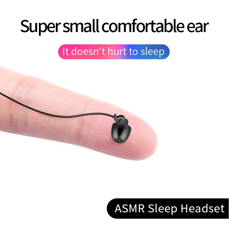 

3.5 soft sleep headset, type-C headset for Xiaomi redmi iPhone 7 plus Huawei, boys and girls sleep headset 