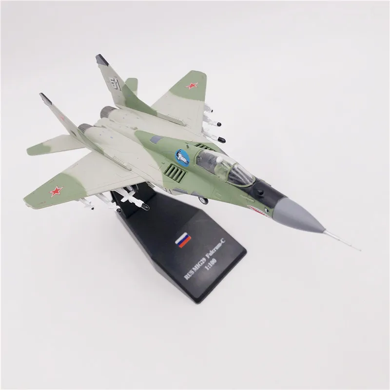 Details about   MIG-29 Fighter Attack Aircraft Model 1:100 Aolly Diecast   Toy Gift 
