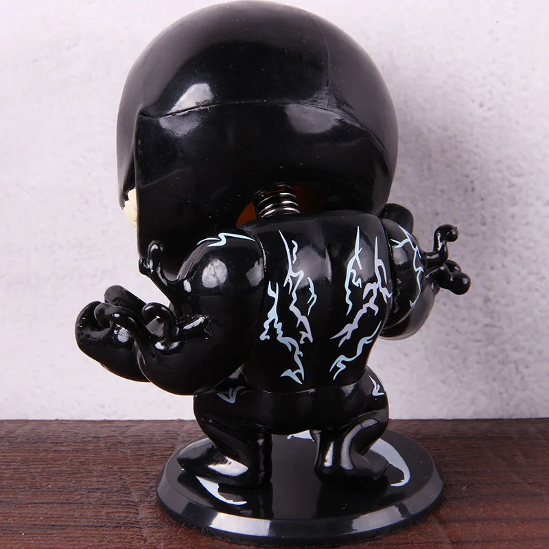 Marvel горячие игрушки Cosbaby Venom Eddie Brock кукла с качающейся головой ПВХ яд фигурка Коллекционная модель игрушки