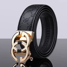 Luxury Vintage Designer  Belt Automatic Buckle Men High Quality Women Genuine Real Leather Dress Strap Belt for