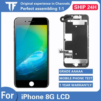 

Suitable for iPhone 8G LCD touch screen and replaceable LCD full screen, equipped with front camera speaker + gift