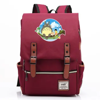 

2020 Hot Fashionable and Lovely Totoro Buckle Children School Bag Teenagers Student Schoolbags Women Bagpack Men Backpack