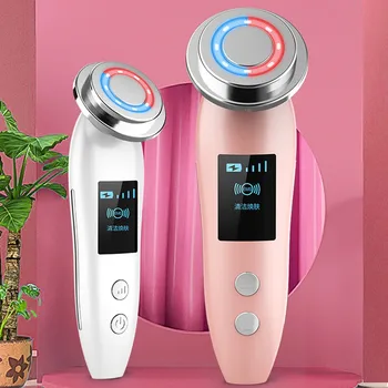 

4 In 1 EMS Photon Beauty Instrument Female Facial Eye Tool Machine SPA Face Skin Care Deep Cleansing Anti-Aging Winkle Remover