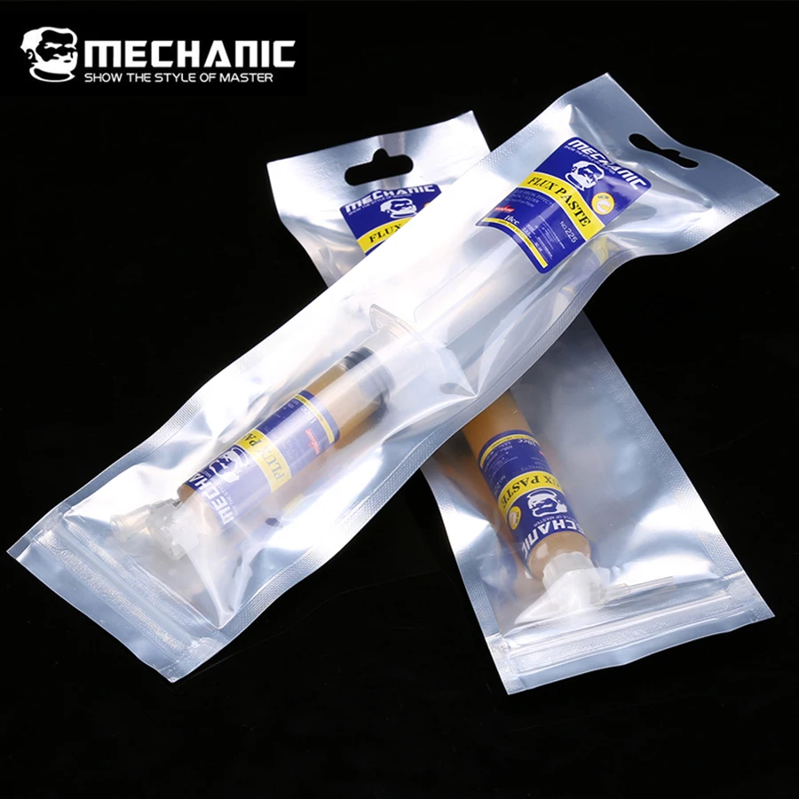 

MECHANIC 10CC No-Clean Solder Paste Flux Liquid/Paste For iPhone CPU Demolition Special BGA Rework Welding Oil + Needle