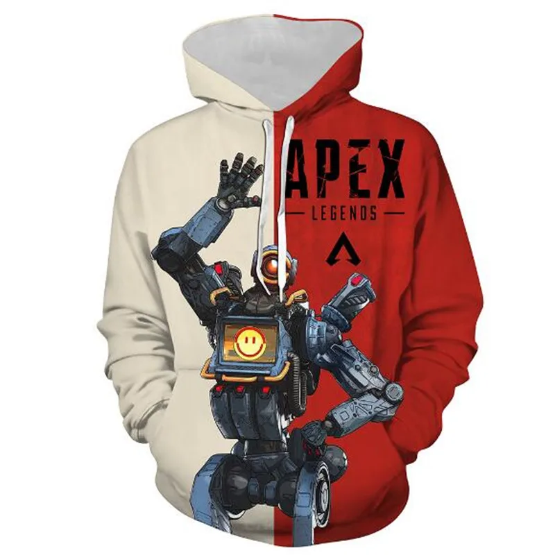 Игра Apex legends Косплей герой костюмы с капюшоном для мужчин и женщин 3D цифровая печать Новинка
