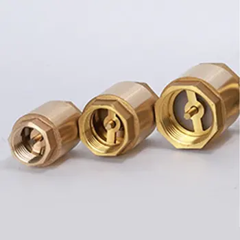 

Vertical Check Valve DN15/DN20/DN25 Hydraulic Control Thickened Explosion-proof Brass Material Vertical Spring Check Valve