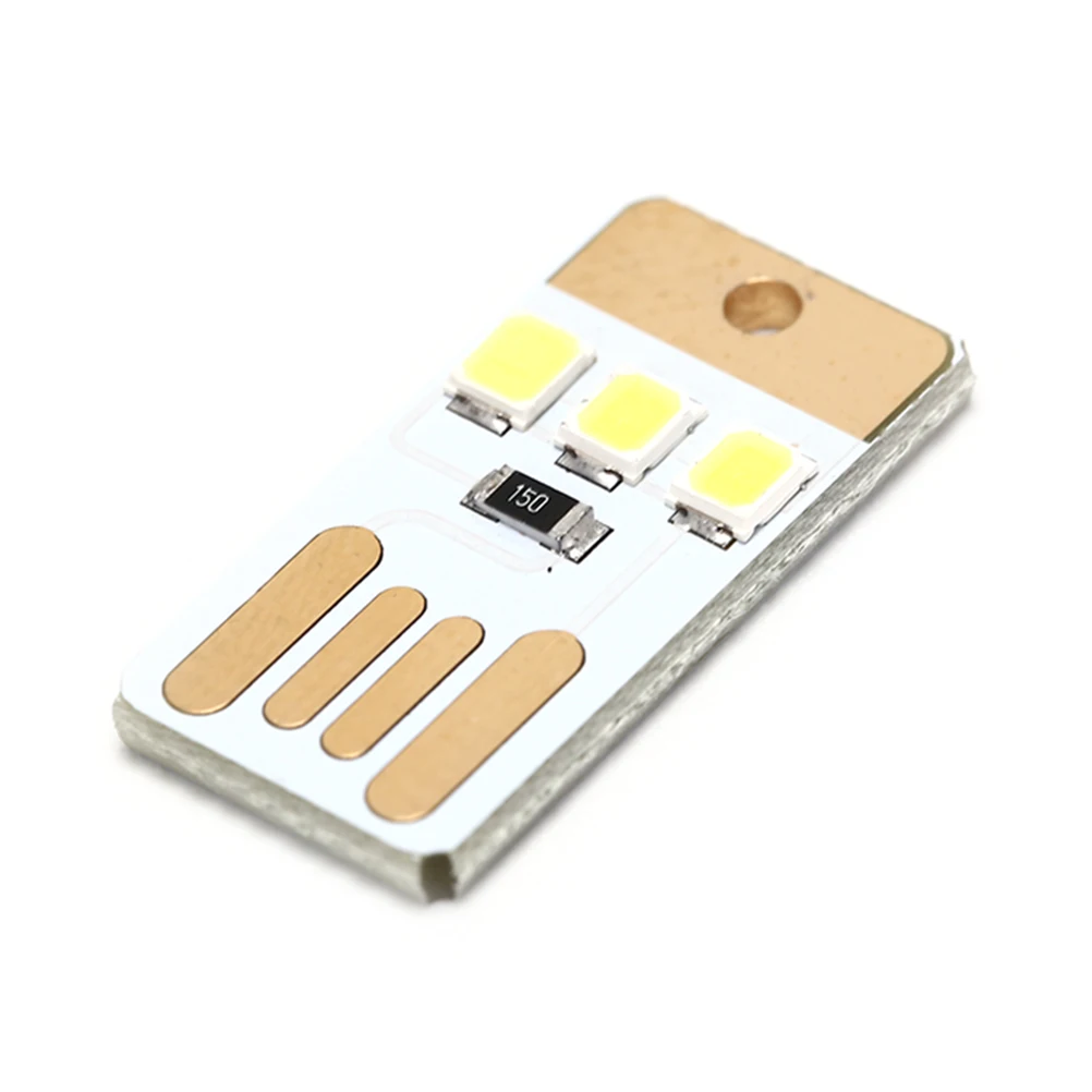 5 шт./лот мини карманные карты USB Мощность светодиодный брелок ночной Светильник 0,2 W Светодиодная лампа USB книга светильник для портативных ПК Мощность банк ночной Светильник