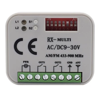 

300-900MHZ AC DC 9-30V Receiver Suits BENINCA BERNER HORMANN MARANTEC SOMMER 868Mhz Remote Control 433Mhz