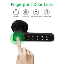 Электронный умный биометрический дверной замок, отпечаток пальца, пароль, заглушка, без ключа, цифровой пароль, биометрический ключ для электронного замка
