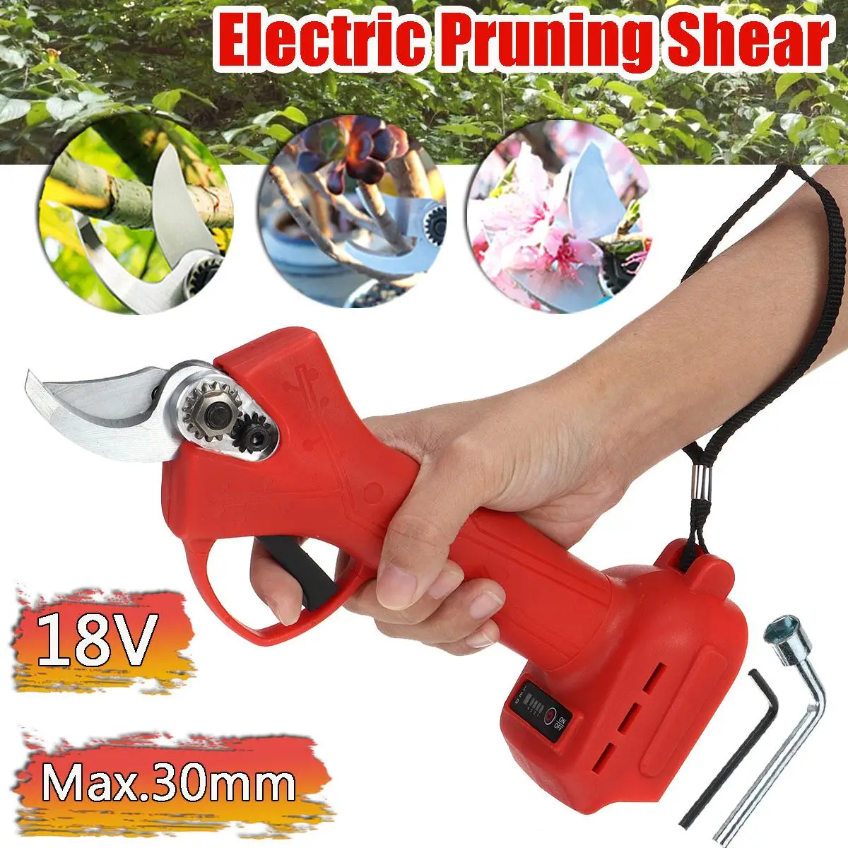 Cordless Electric Pruning Shears Fruit Tree Pruning Tool Garden Tool