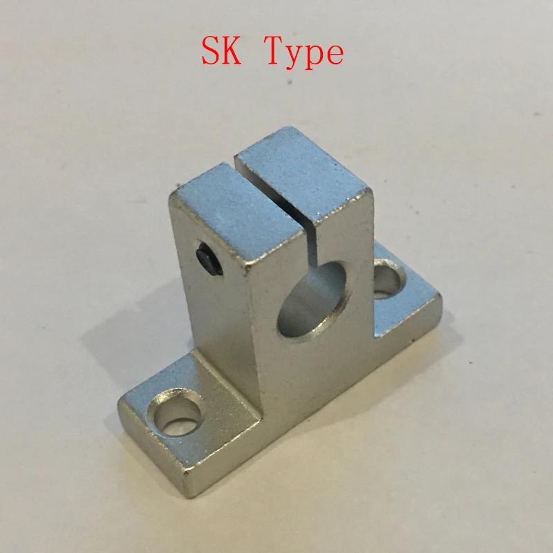 

SH SK25 SK30 SK35 25mm 30mm 35mm Shaft Diameter AL XYZ Table CNC Milling Machine Vertical Linear Rail Shaft Guide Holder Support