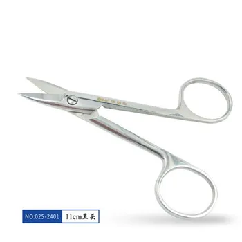 

Dental Orthodontic Scissor Stainless Steel Uncotaed Gold Crown Scissors Curved/Straight Head Wire Scissors Dental Instrument