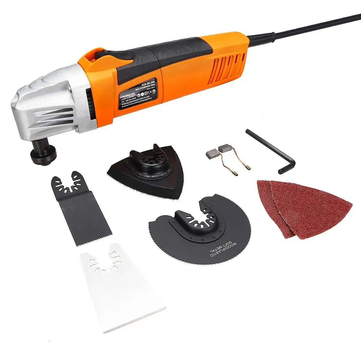 Electric Multifunction Oscillating Tool Kit Renovator Multi Tools Woodworking Cutter Power Tool Electric Trimmer Saw Sanding