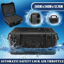 Waterdichte Veiligheid Instrument Gereedschapskist Shockproof Storage Toolbox Verzegelde Tool Case Slagvast Koffer Bescherming Spons