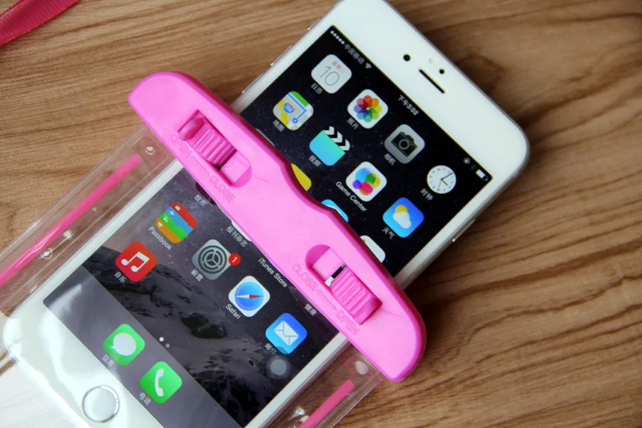 ZOTOBON Floating Airbag Swimming Bag Waterproof Mobile Phone Pouch Cell Phone Case for Swim Diving Surfing Beach Use Bag H62