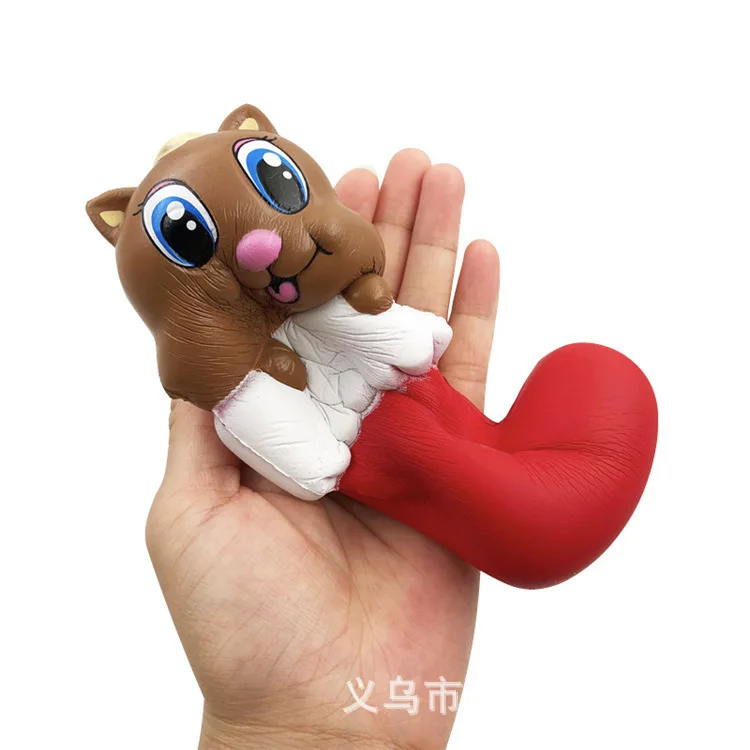 Игрушка из искусственной кожи мягкие игрушки Подарок детская игрушка из пены с эффектом памяти Рождество wa zi gato negro взрослых Давление Снижение Игрушка