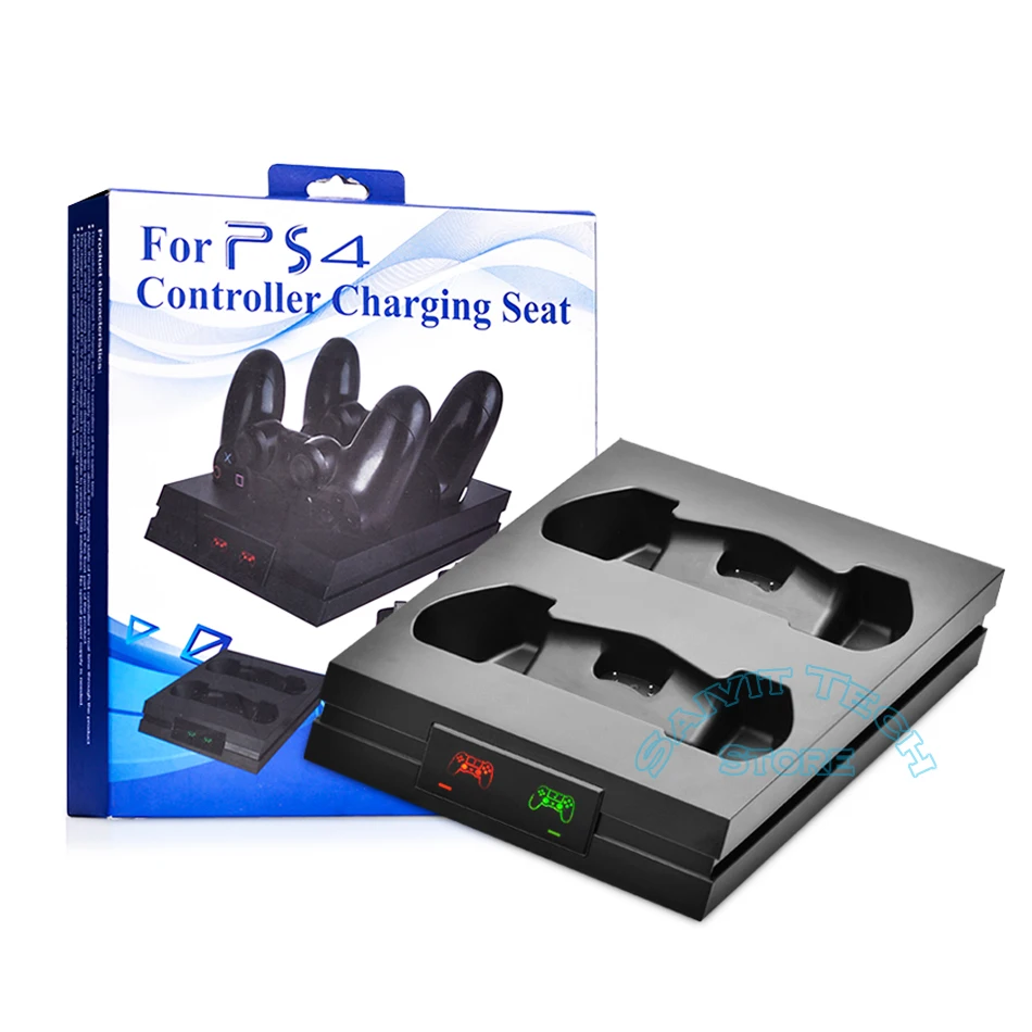 2020 PS4 Pro тонкий контроллер зарядное устройство Подставка PS 4 подставка для
