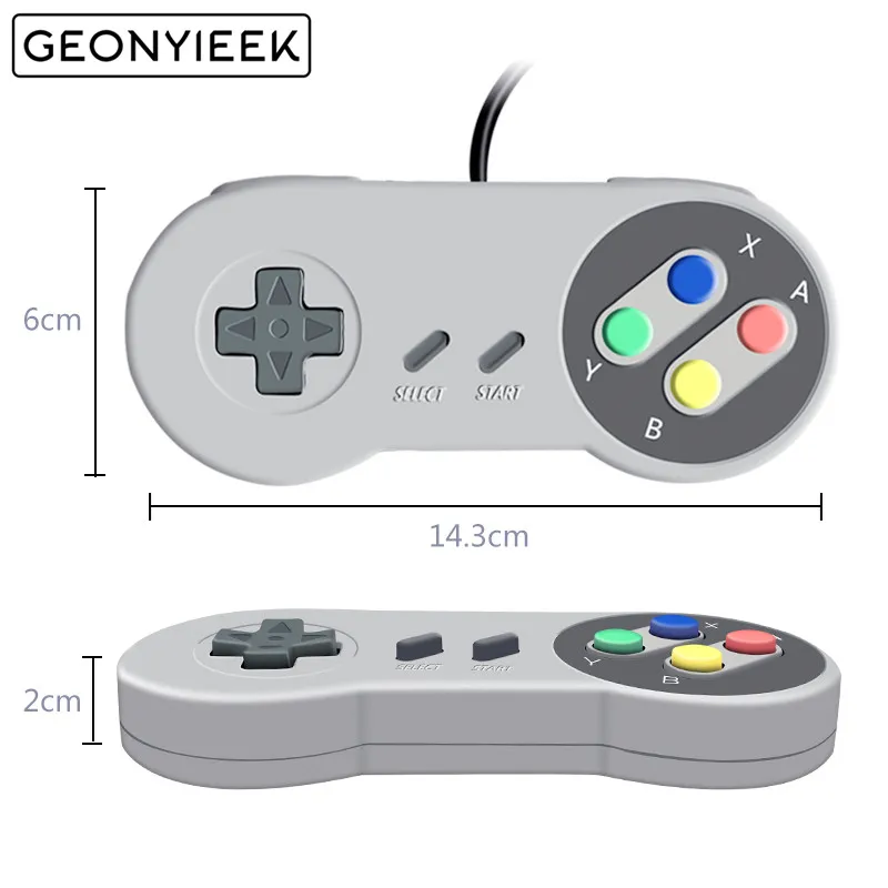USB игровой контроллер джойстик геймпад управление Лер для Nintendo SNES коврик Windows PC MAC