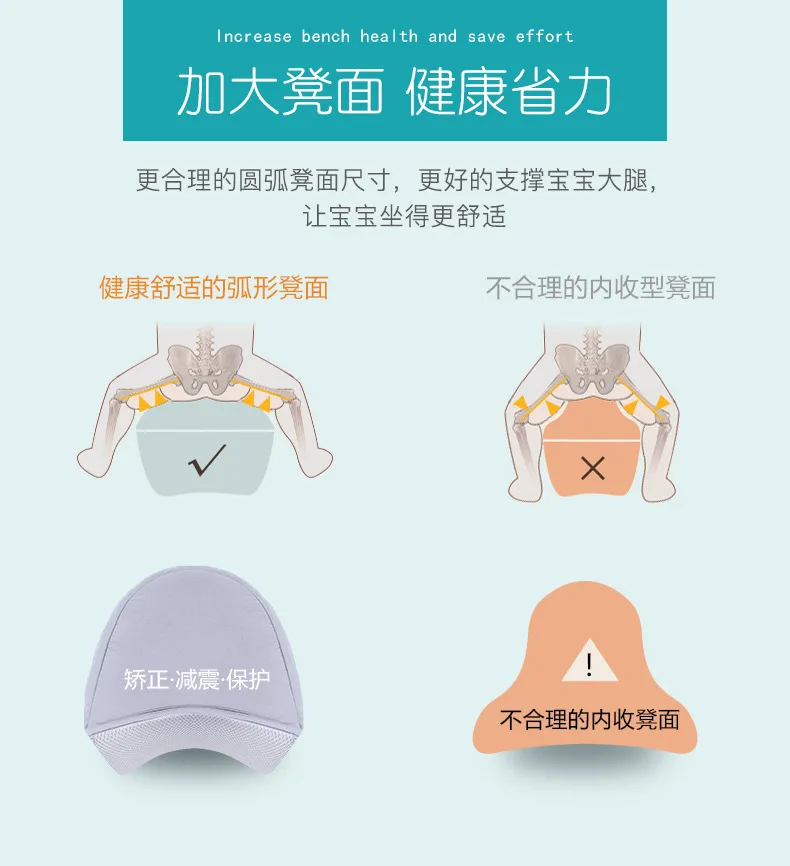Genius One Bite Baby Carrier Новорожденный ребенок Цянь Хэн Холдинг стиль многофункциональный объятия ее талии кресло-переноска