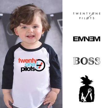 

LYTLM Twenty One Pilots Tshirt Kids Dragon Ball Z Clothes Son Goku T Shirt Eminem Toddler Boy Clothes Boy T Shirts for Children