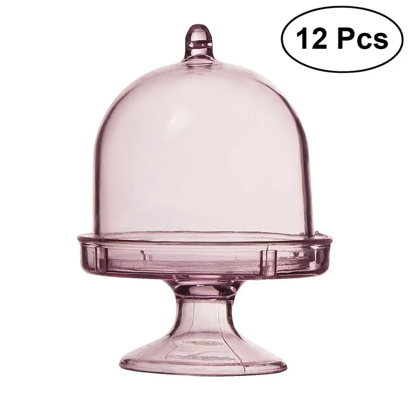 Pink 12 шт. лоток для моделирования формы коробки для конфет штамповка вечерние коробки для конфет ремесленные бумажные держатели для конфет Подарочная коробка(Tranparent - Цвет: Pink