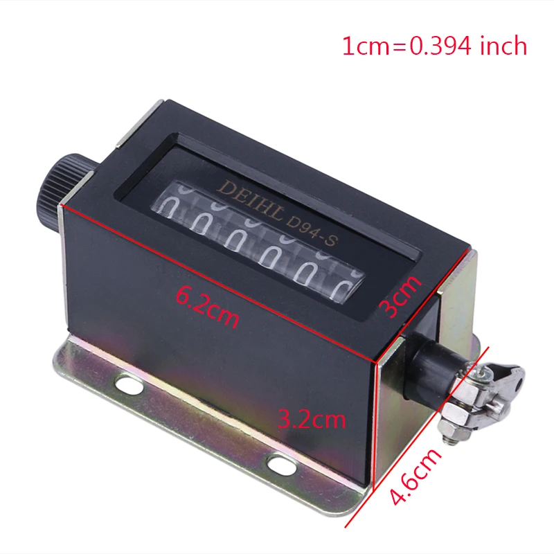 

0-999999 6 Digit D94-S Resettable Mechanical Pulling Count Counter R9JF