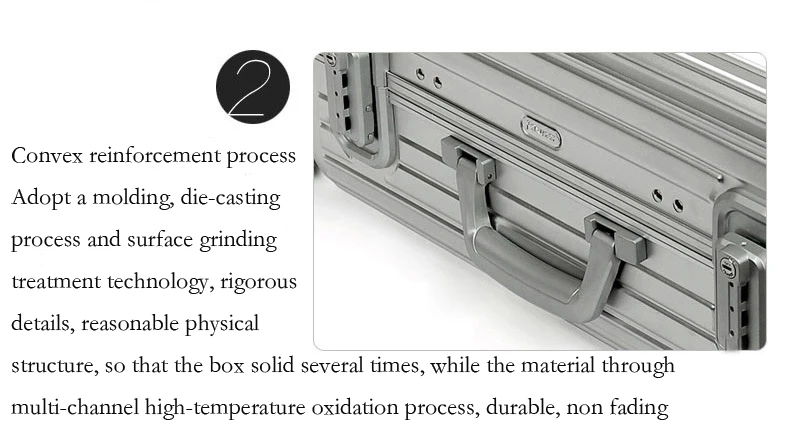 29 дюймов алюминиевый Магниевый сплав чемодан женский металлический интегральный формирующий чемодан для мужчин высокого класса TSA Spinner Luggage