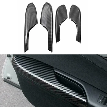 

100% Brand New Interior Door Armrest Panel Carbon Fiber Trim Cover For Honda Civic 2016-2020 Durable And Practical