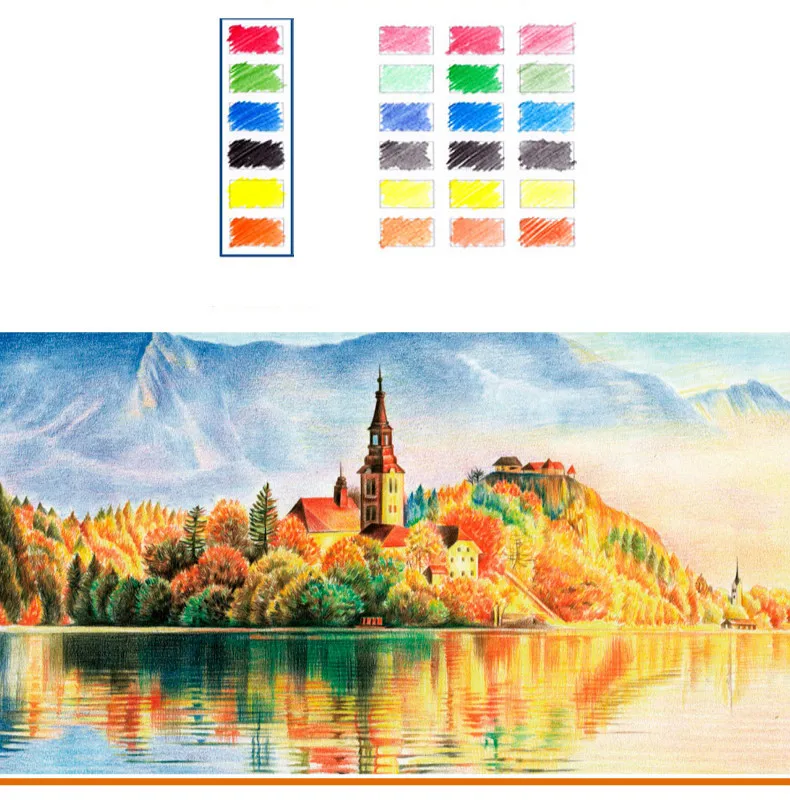 Color Pencil Set 24/36/48/72/100/120 Colores Lapis De Cor Oil Colour P –  AOOKMIYA