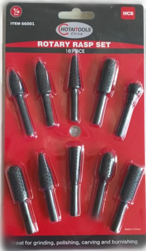 6 шт. роторные заусенцы Высокоскоростная сталь Многофункциональная многофункциональная шлифовальная насадка для полировки инструмент для резьбы