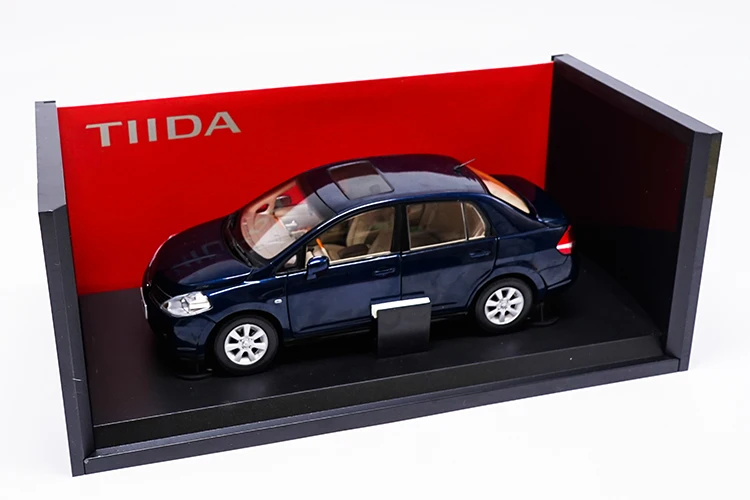 1:18 высокоточная модель NISSAN TIIDA Sedan автомобильная из сплава статического металла