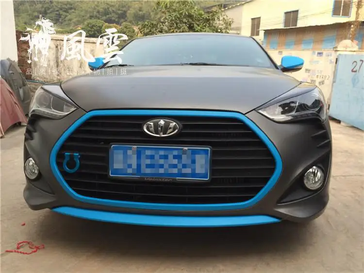 Подходит для Hyundai Veloster лампа для бровей fly Модифицированная фара лампа из углеродного волокна бровей