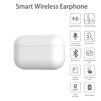 

White AP Pro Wireless Earphone Bluetooth 5.0 Headsets Smart Touch Earbuds Not Blackpods i90000 max Air pro 3tws Airpoding Clone