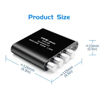 

VHM-339 Multipurpose Digital Power Bluetooth Amplifier 2.1 Channel 2x50W +100W C90F