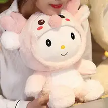 

Doll Anti-deformed PP Cotton Elastic Elk Wearing Hat Stuffed Toy Stuffed Doll for Girlfriends