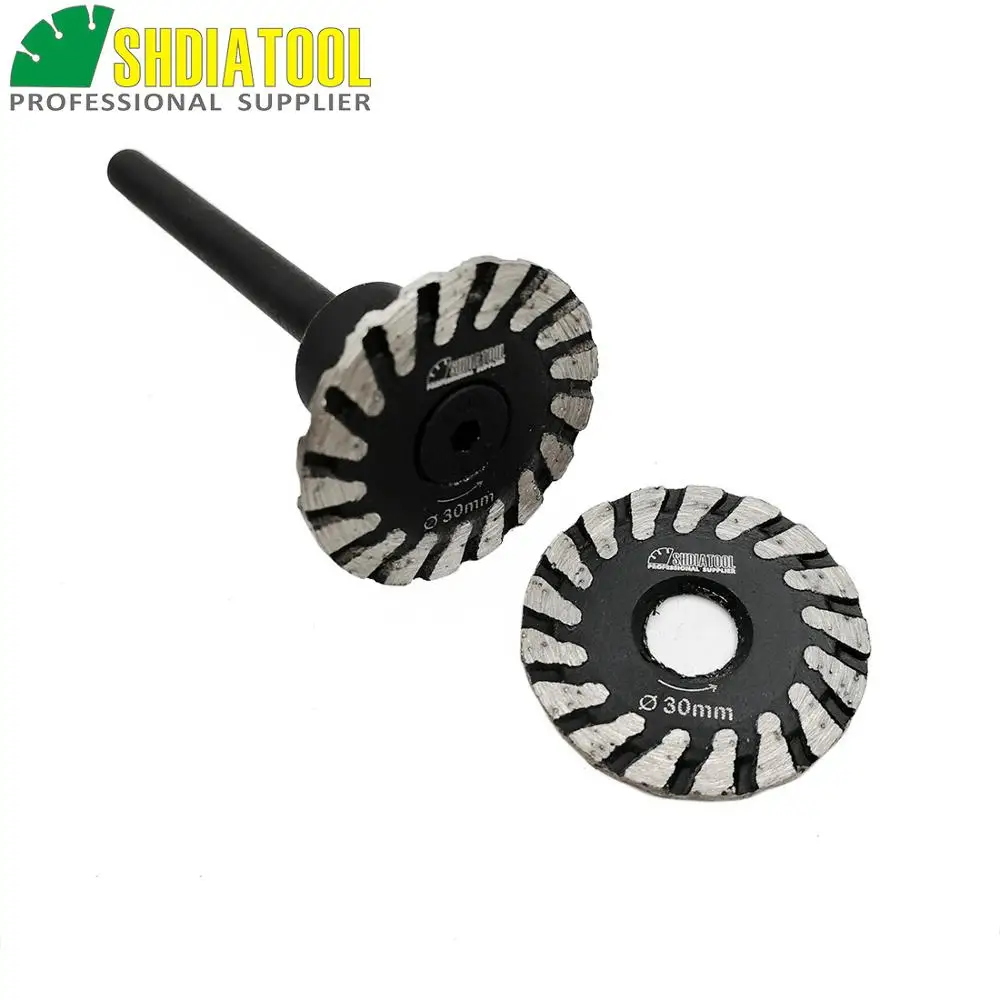 DIATOOL 1pc mini blade with removable 6mm shank and 1pc mini blade without removable 6mm shank