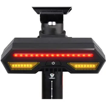 

RollsRace USB Rechargeable Bicycle Rear Lights Waterproof LED Taillight for MTB Road Bike