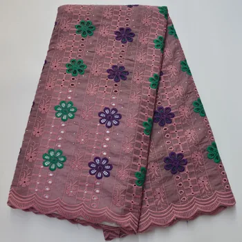 

2020 High Quality Swiss Voile Lace In Switzerland Nigerian Swiss Voile Cotton Lace African Lace Fabrics For Party Dress RC8-96