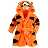 Autumn winter Kids Boy Girl Robe Bathrobe Minnie Mickey Tiger Soft Flannel Robe Pajamas Baby Kids Warm Clothes 2-6Y ► Photo 1/6