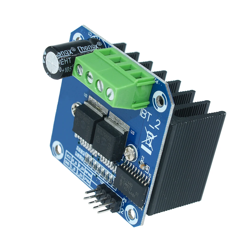 Double BTS7960B DC 43A Stepper Motor Driver H-Bridge PWM Motor Speed Control for Arduino Smart Car