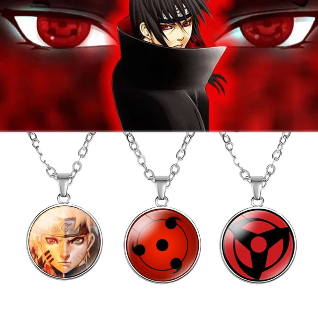 Naruto akatsuki nuvem vermelha pingente colar feminino narutos anime  acessórios itachi titânio jóias dos desenhos animados masculino pescoço  correntes presente - AliExpress