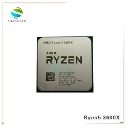 AMD Ryzen 5 3600X R5 3600X3,8 GHz 6-ядерный 12-резьбовой 7NM 95W L3 = 32M 100-000000022 ЦП разъем AM4