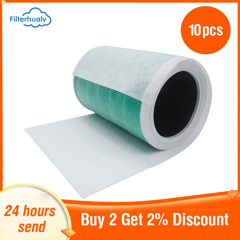 Purificador de ar Eletrostático de Algodão Filterhualv-kimberley para Xiaomi Filtro Hepa Pm2.5 Anti-poeira 10 Pcs