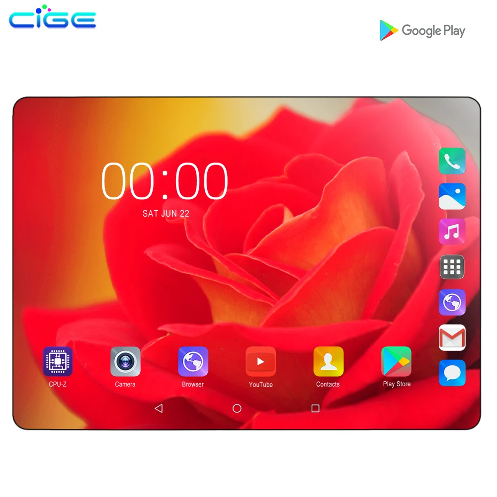 Billig 2020 neue design 10,1 zoll die Tablet Android 9.0 8 Core 6GB + 128GB ROM Dual Kamera 8MP SIM tablet PC Wifi GPS 4G Lte telefon