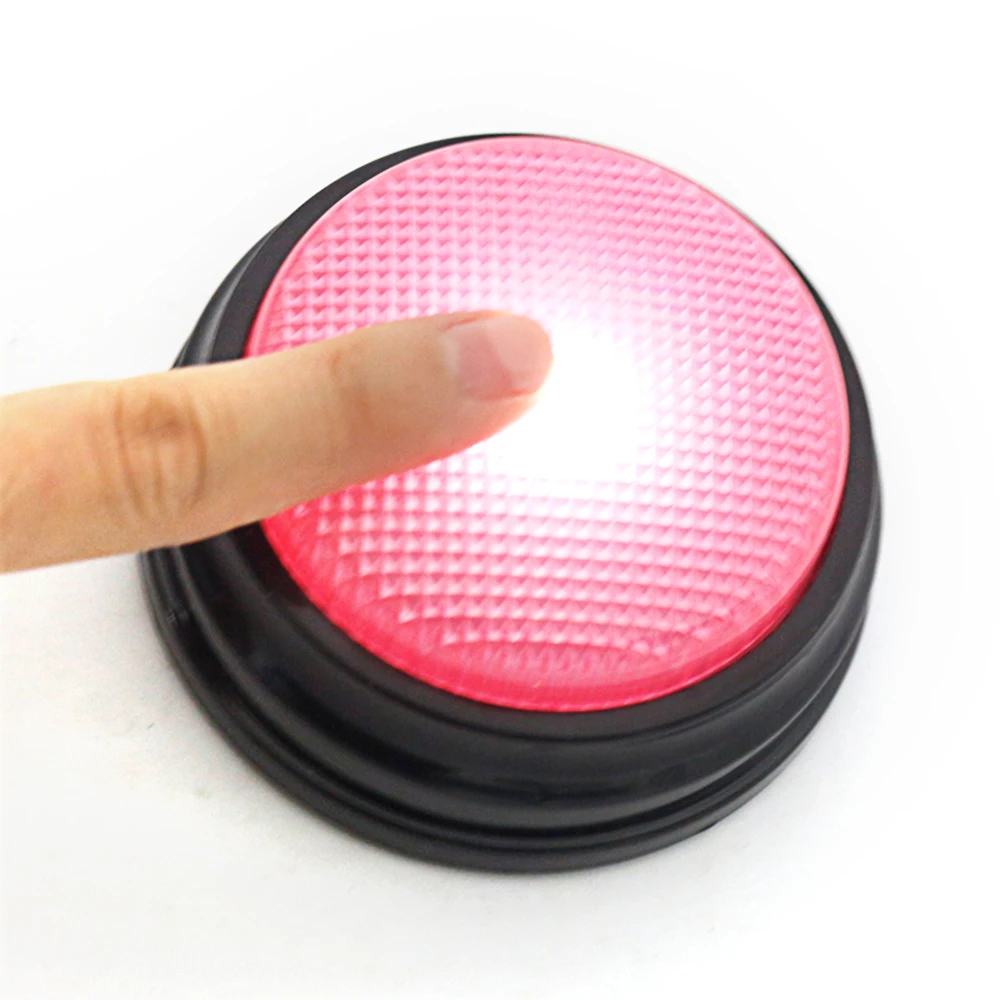 Bouton de fonction LED King avec ressources d'apprentissage, buzzers de  réponse, enregistrement, jouet coule, prenant des cadeaux, 4 couleurs par  ensemble